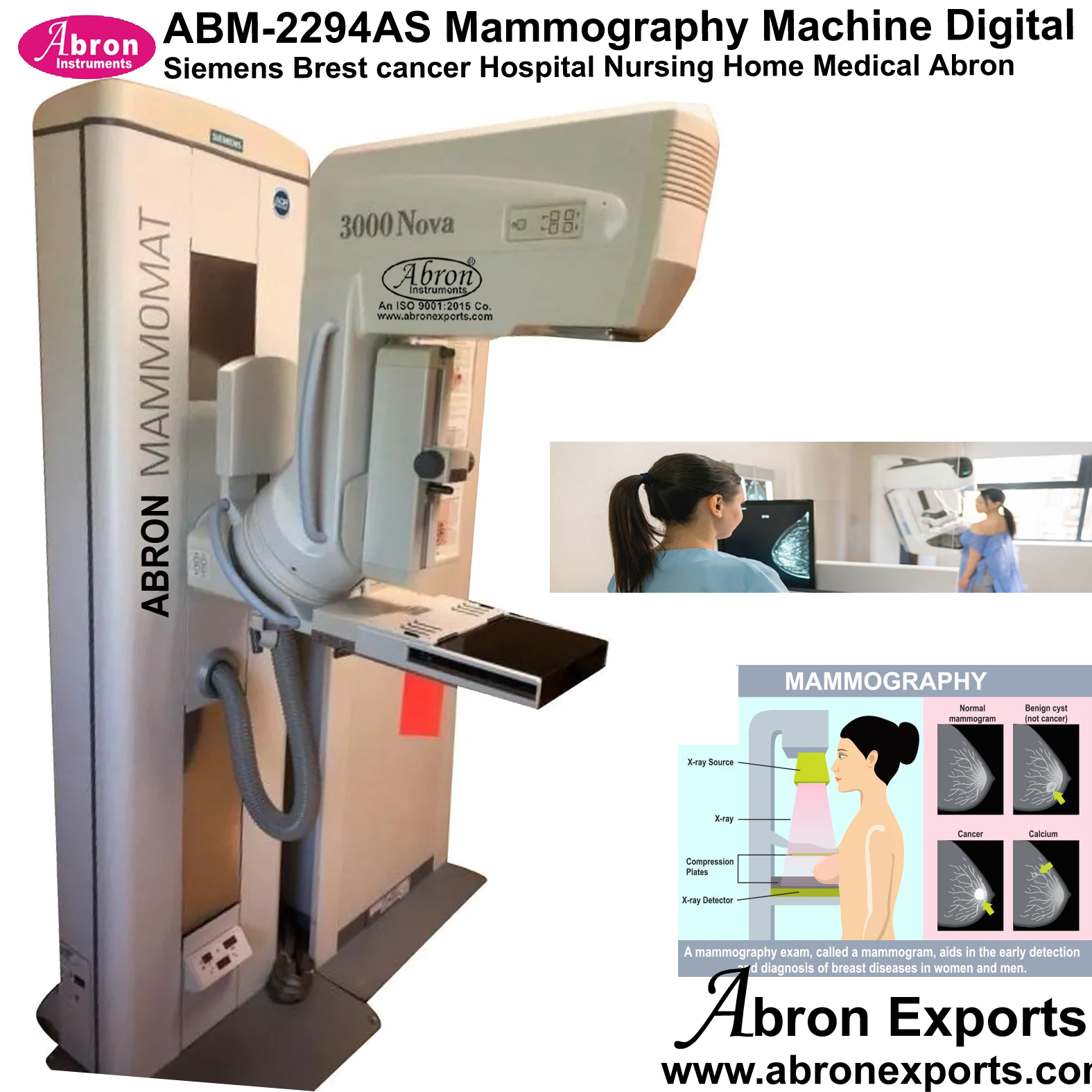 mammography machine Digital Siemens Brest cancer Hospital Nursing Home Medical Abron